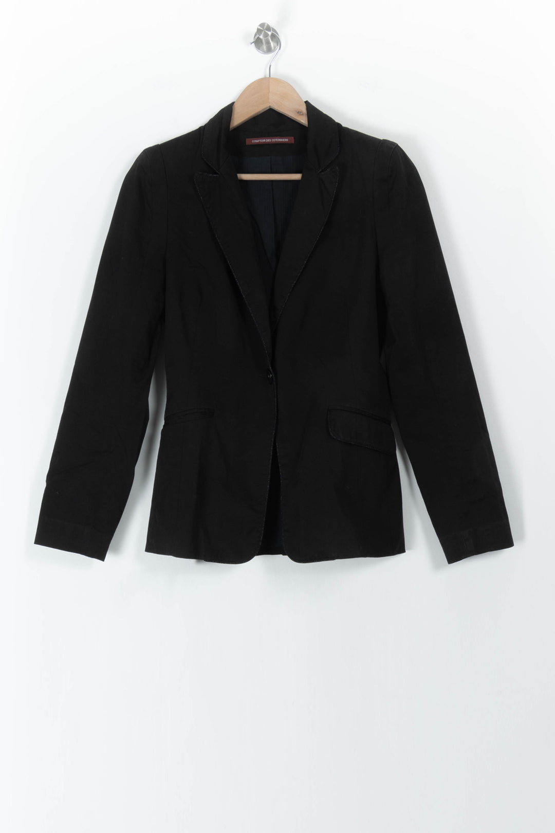 Blazer Noir - Taille M/38 de la marque Comptoir des Cotonniers | PARAD89317 - Vendu par Paradigme - Image 2