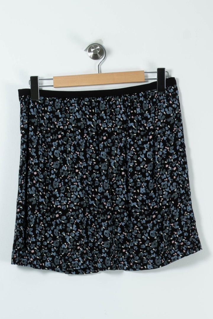 Jupe Courte Noire et Bleue - Taille L/40 de la marque Comptoir des Cotonniers | PARAD89322 - Vendu par Paradigme - Image 4