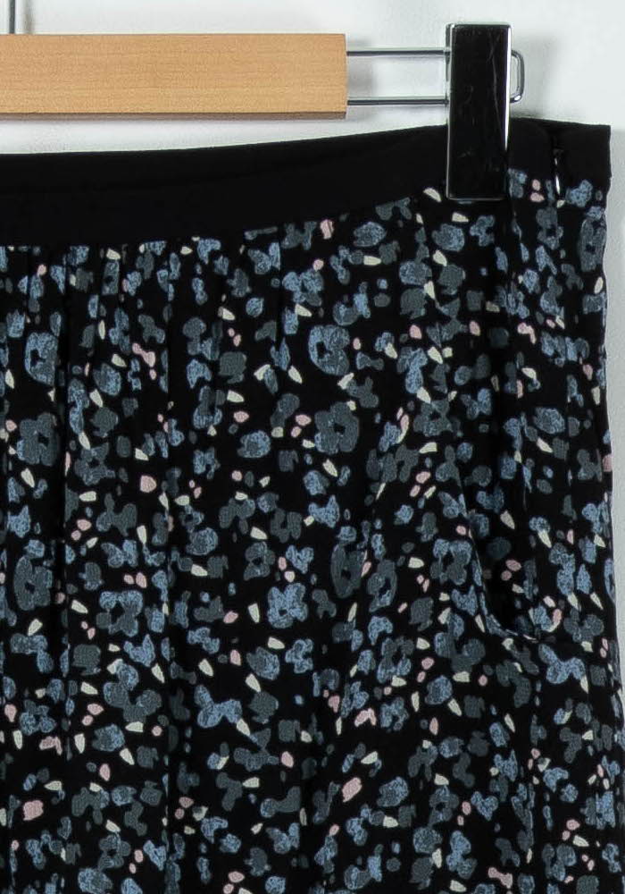 Jupe Courte Noire et Bleue - Taille L/40 de la marque Comptoir des Cotonniers | PARAD89322 - Vendu par Paradigme - Image 3