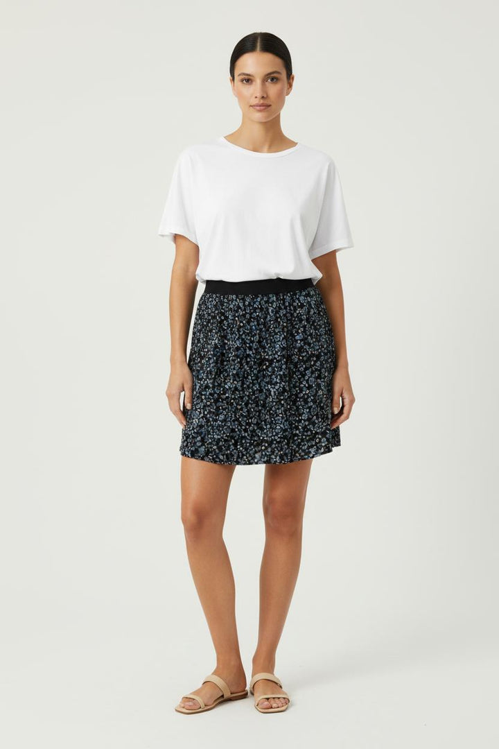 Jupe Courte Noire et Bleue - Taille L/40 de la marque Comptoir des Cotonniers | PARAD89322 - Vendu par Paradigme - Image 1