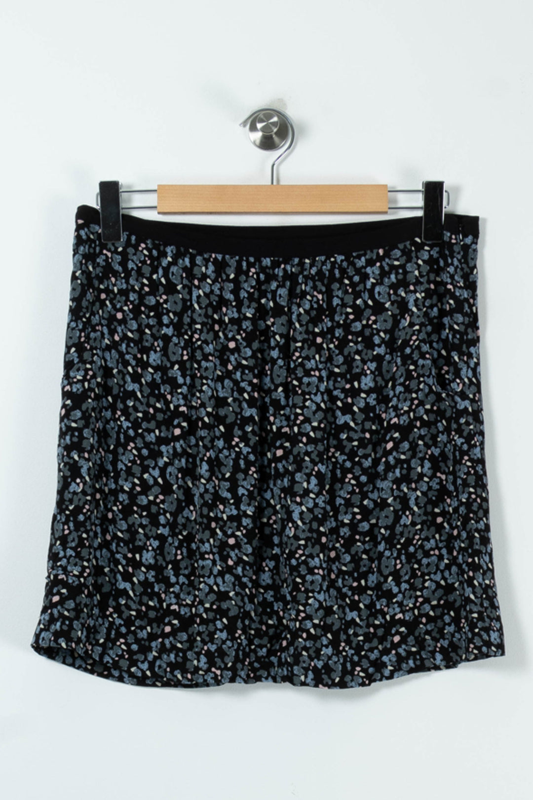 Jupe Courte Noire et Bleue - Taille L/40 de la marque Comptoir des Cotonniers | PARAD89322 - Vendu par Paradigme - Image 2