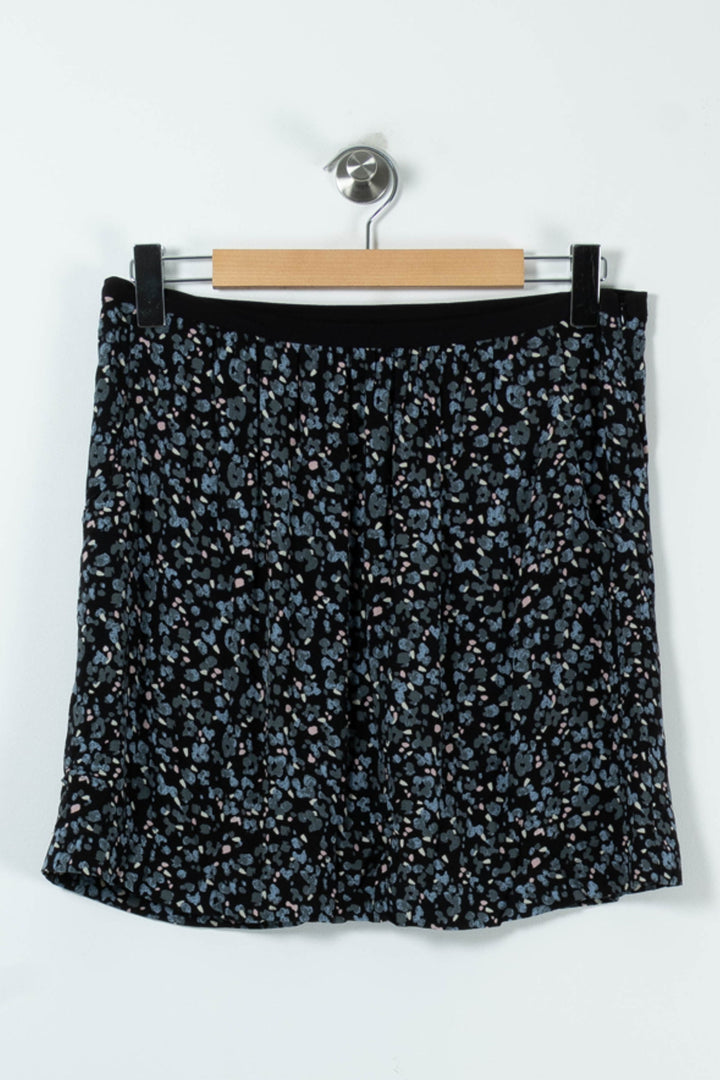 Jupe Courte Noire et Bleue - Taille L/40 de la marque Comptoir des Cotonniers | PARAD89322 - Vendu par Paradigme - Image 2