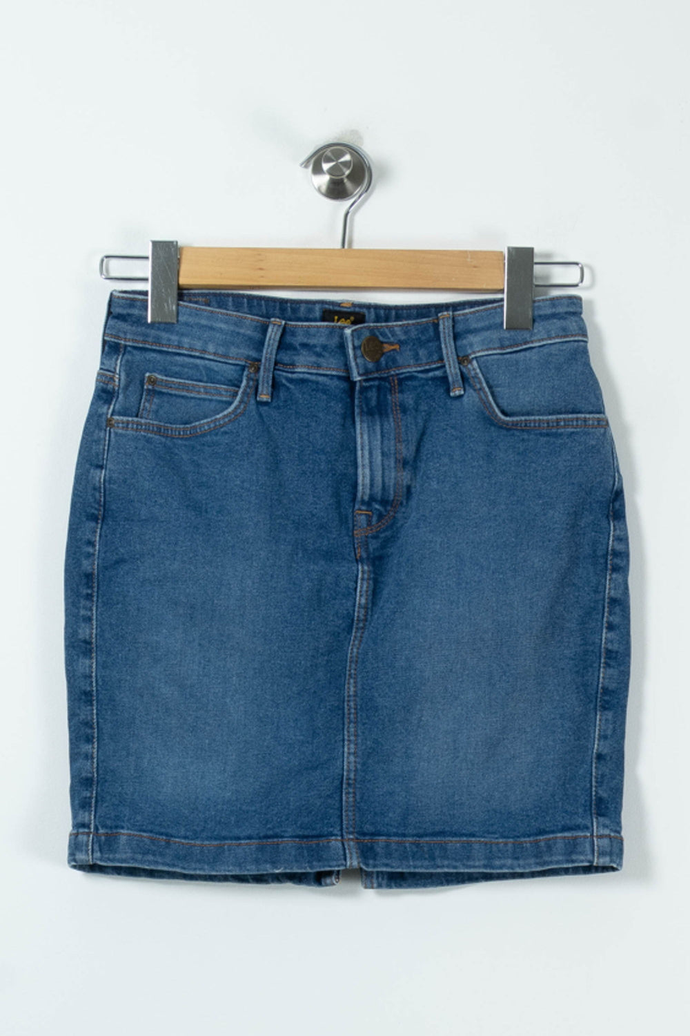 Jupe en Jean Bleue - Taille S/36 de la marque Lee | PARAD89324 - Vendu par Paradigme - Image 2