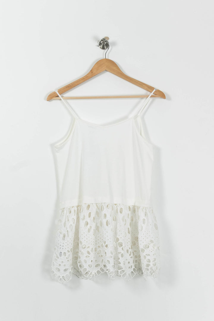 Débardeur Blanc - Taille M/38 de la marque Claudie Pierlot | PARAD89333 - Vendu par Paradigme - Image 4