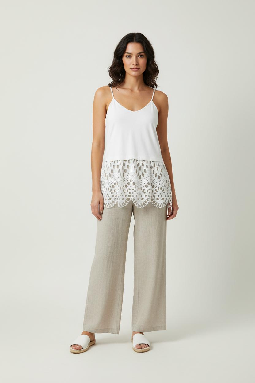 Débardeur Blanc - Taille M/38 de la marque Claudie Pierlot | PARAD89333 - Vendu par Paradigme - Image 1