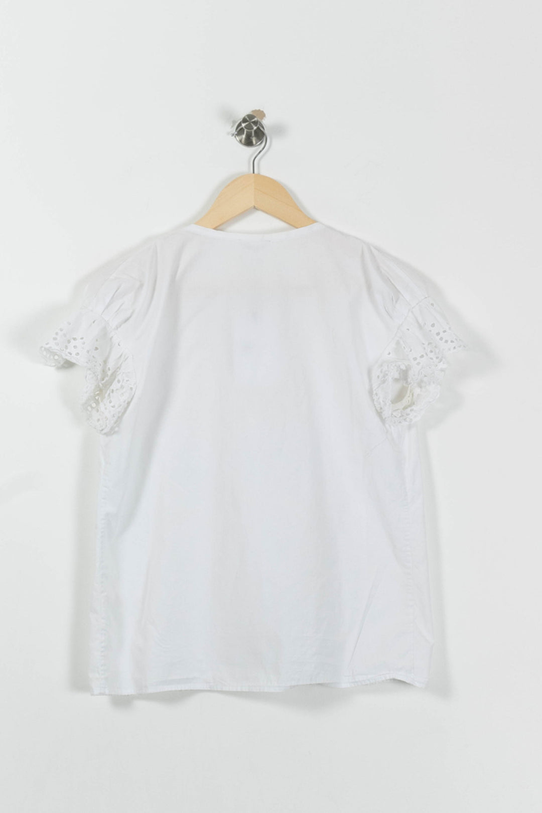 Blouse Blanche - Taille M/38 de la marque Claudie Pierlot | PARAD89334 - Vendu par Paradigme - Image 4