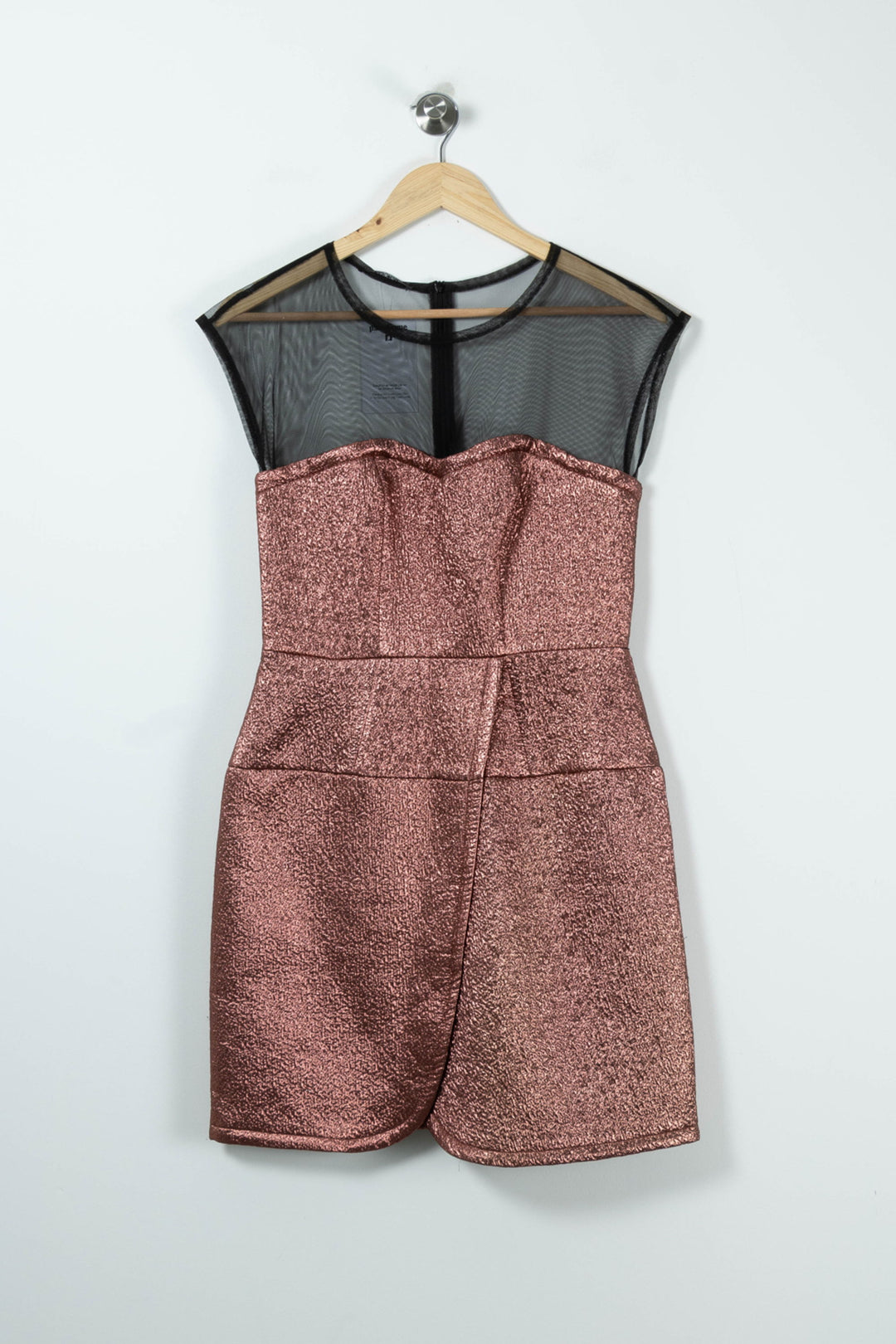 Robe Courte Marron et Noire - Taille L/40 de la marque Kookai | PARAD89335 - Vendu par Paradigme - Image 2