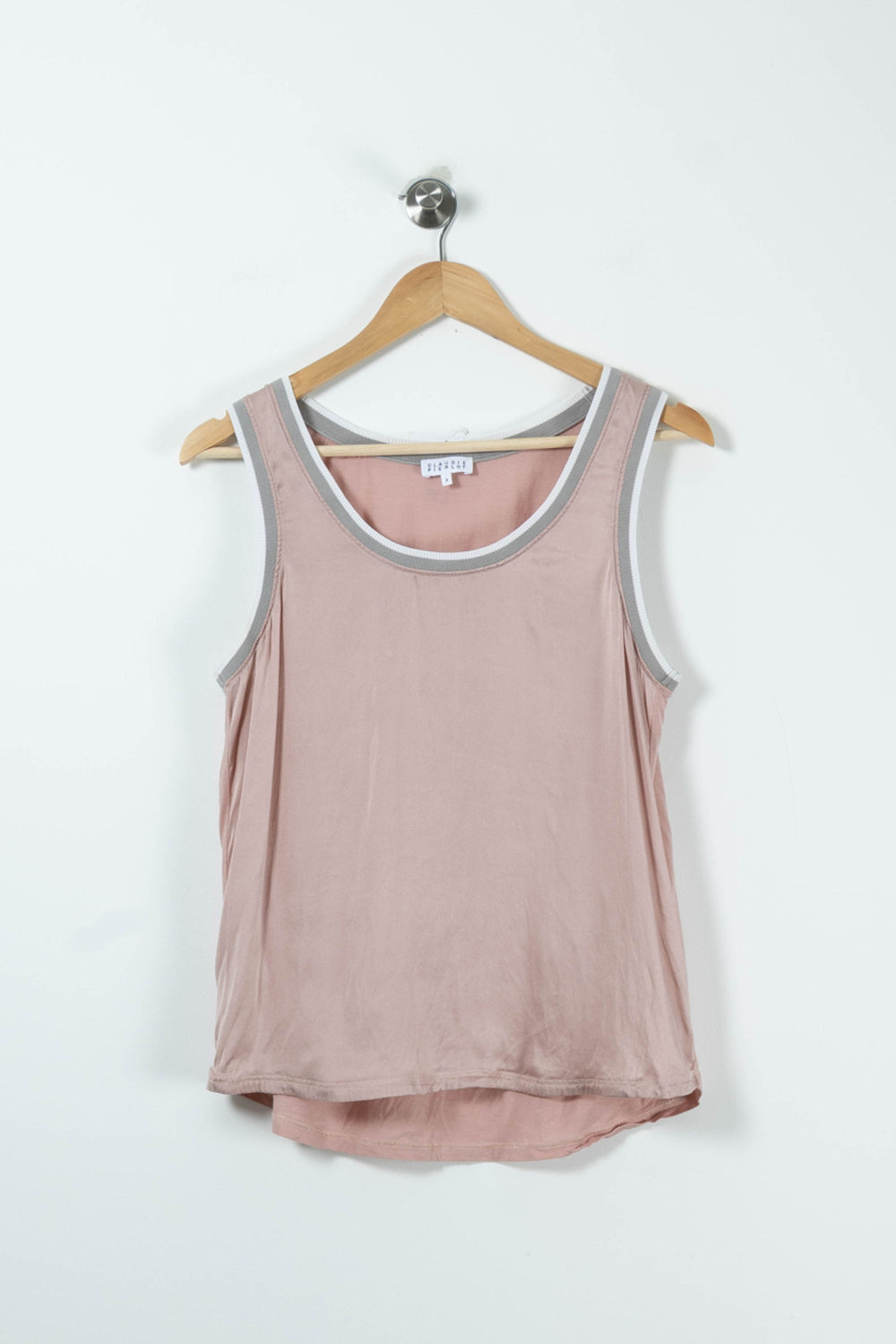 Débardeur Rose et Gris - Taille L/40 de la marque Claudie Pierlot | PARAD89337 - Vendu par Paradigme - Image 2
