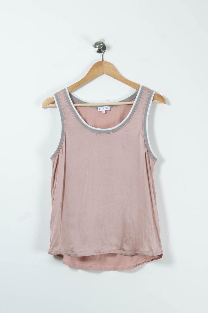 Débardeur Rose et Gris - Taille L/40 de la marque Claudie Pierlot | PARAD89337 - Vendu par Paradigme - Image 2
