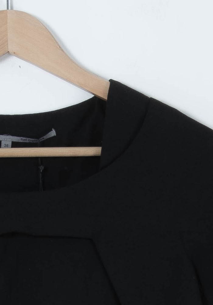 Robe Droite Noire - Taille S/36 de la marque Sud express | PARAD89340 - Vendu par Paradigme - Image 3
