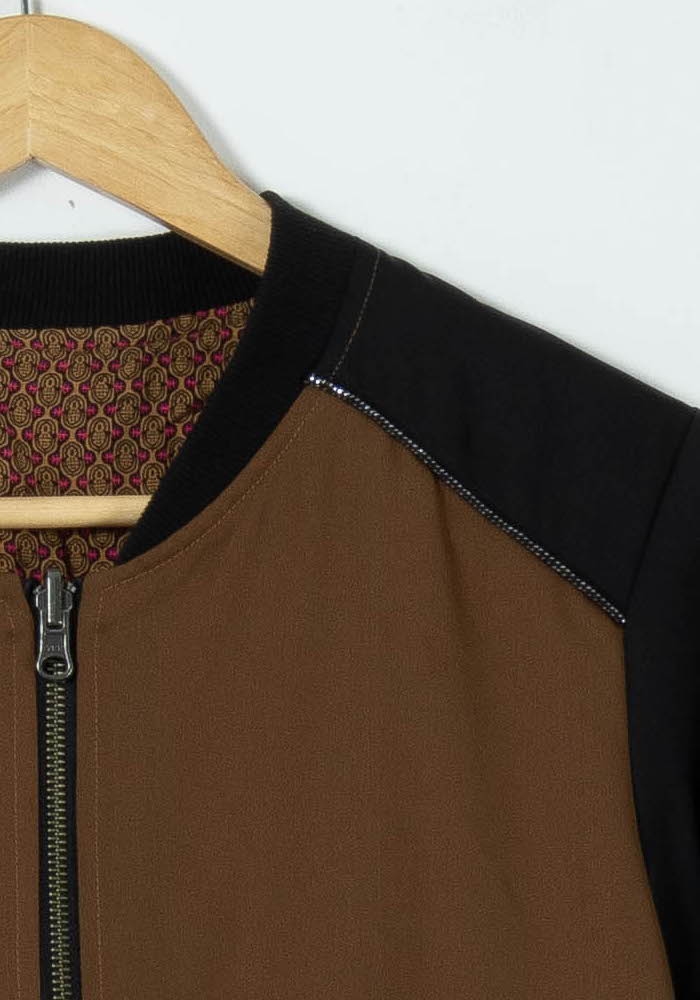 Blouson Marron et Noir - Taille M/38 de la marque Karl Marc John | PARAD89341 - Vendu par Paradigme - Image 3