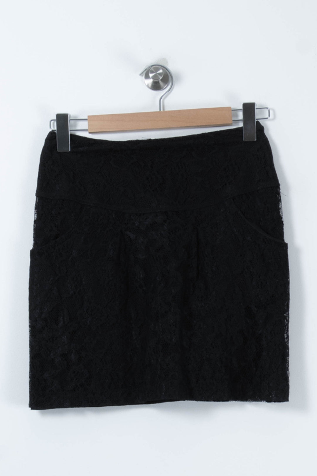 Jupe Droite Noire - Taille S/36 de la marque Kookai | PARAD89349 - Vendu par Paradigme - Image 2