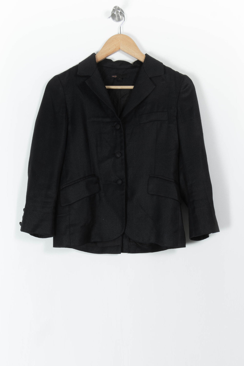 Veste Tailleur Noire - Taille S/36 de la marque Maje | PARAD89352 - Vendu par Paradigme - Image 2