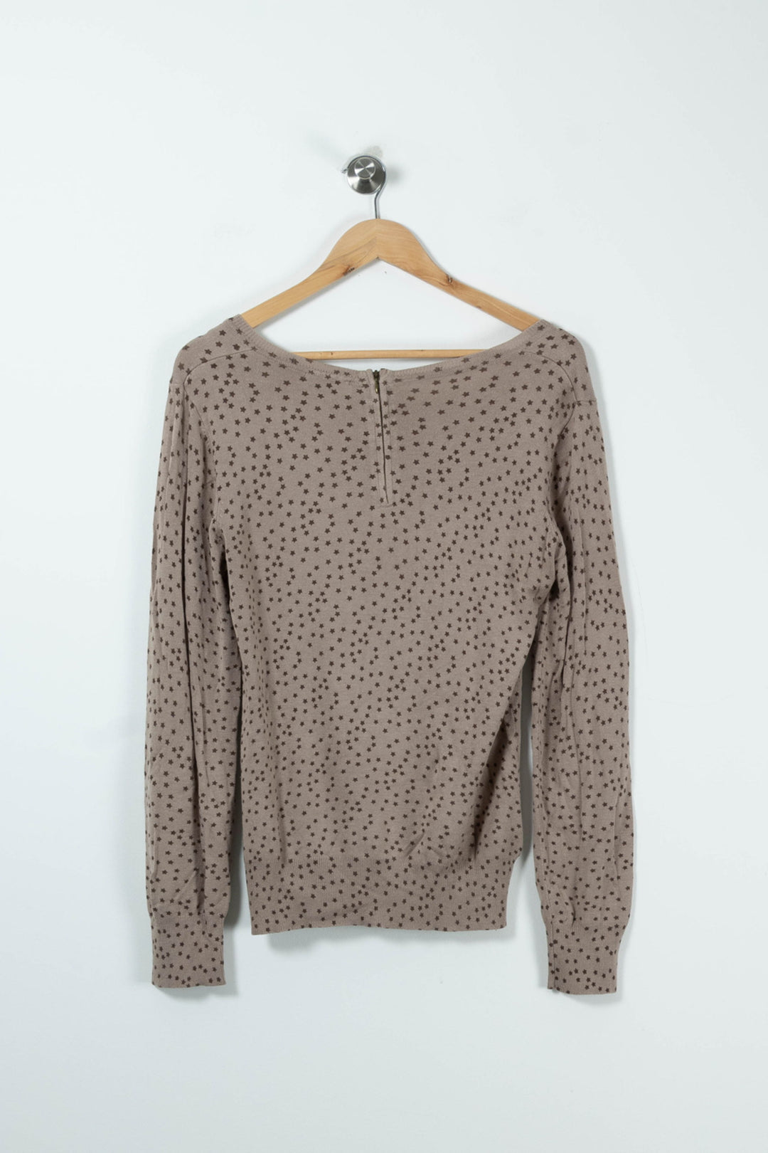 Pull Marron - Taille L/40 de la marque Caroll | PARAD89358 - Vendu par Paradigme - Image 4