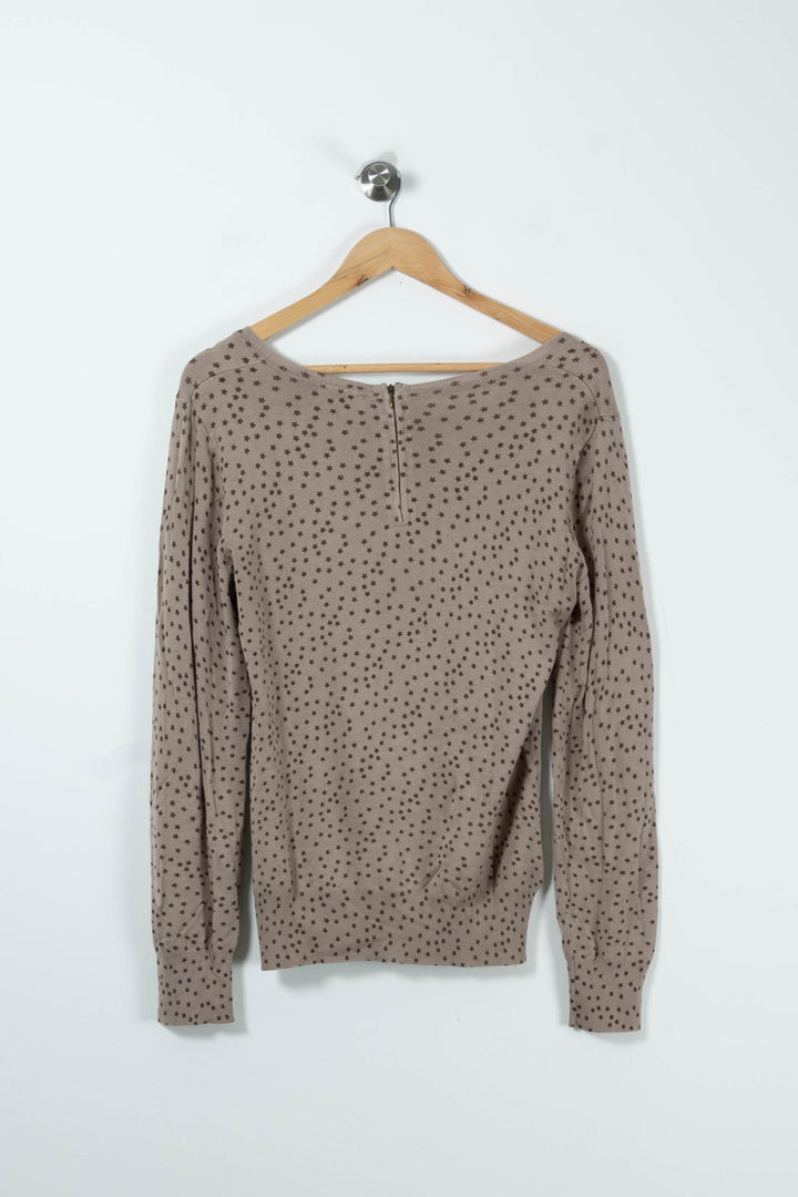 Pull Marron - Taille L/40 de la marque Caroll | PARAD89358 - Vendu par Paradigme - Image 4