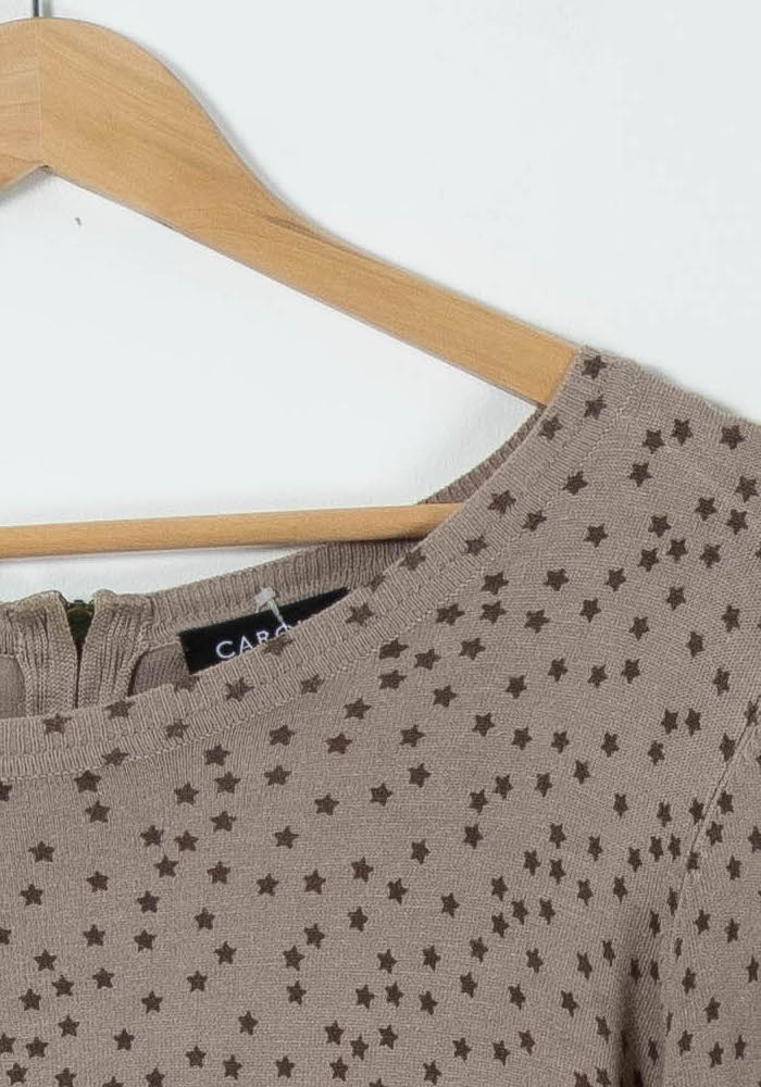 Pull Marron - Taille L/40 de la marque Caroll | PARAD89358 - Vendu par Paradigme - Image 3