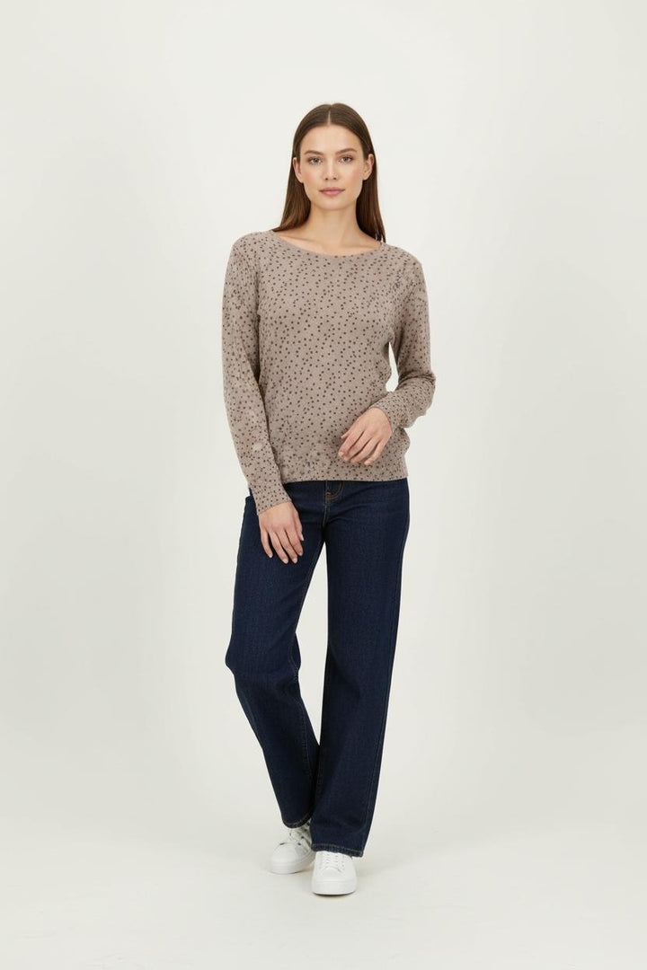 Pull Marron - Taille L/40 de la marque Caroll | PARAD89358 - Vendu par Paradigme - Image 1