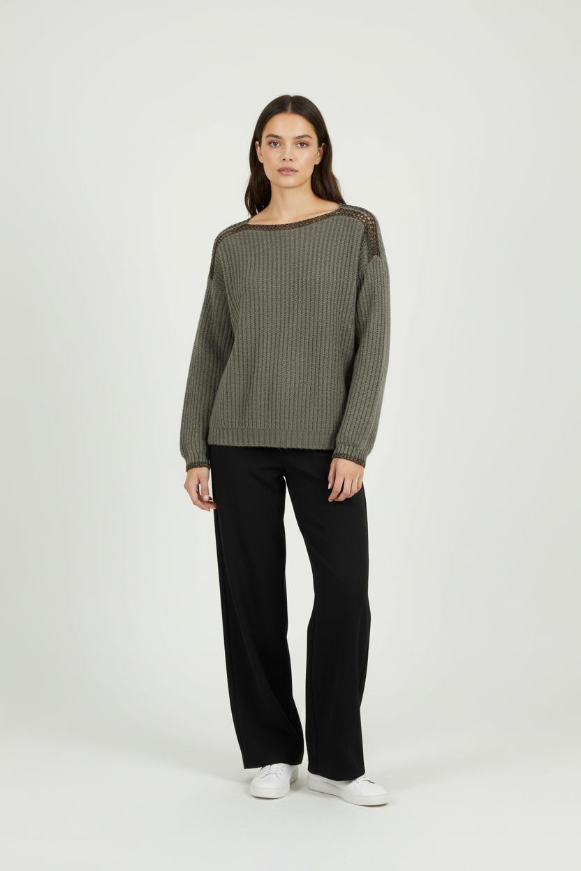 Pull Vert - Taille XS/34 de la marque IKKS | PARAD89363 - Vendu par Paradigme - Image 1