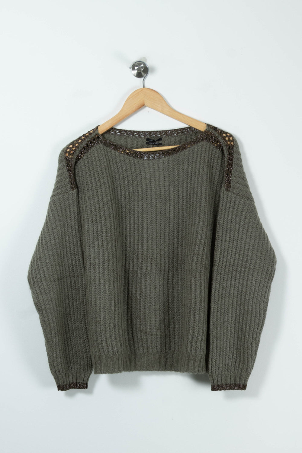 Pull Vert - Taille XS/34 de la marque IKKS | PARAD89363 - Vendu par Paradigme - Image 2