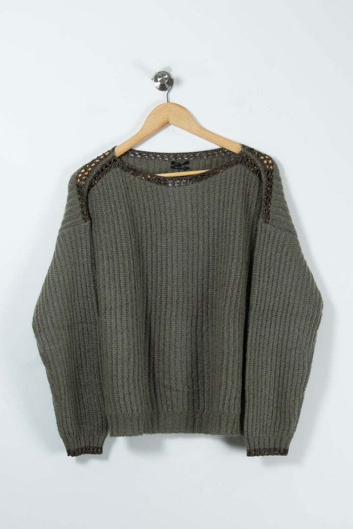 Pull Vert - Taille XS/34 de la marque IKKS | PARAD89363 - Vendu par Paradigme - Image 2