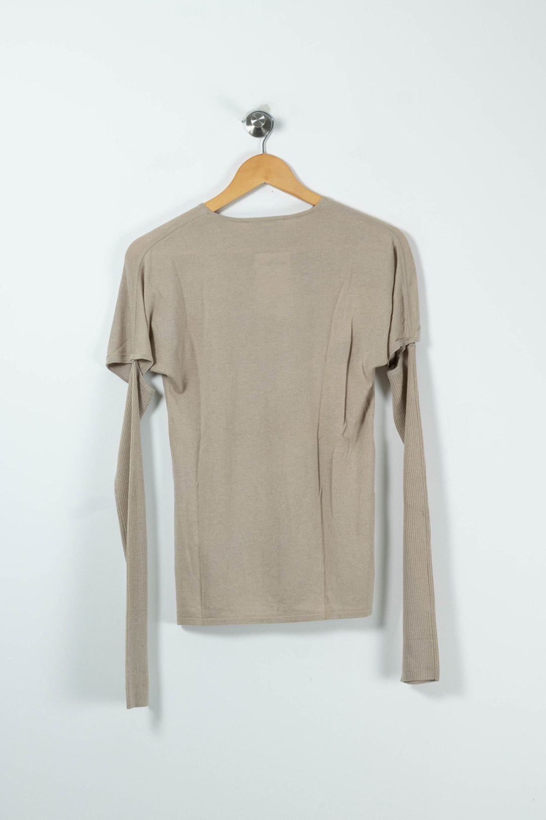 Pull Beige - Taille S/36 de la marque Max Mara | PARAD89365 - Vendu par Paradigme - Image 4