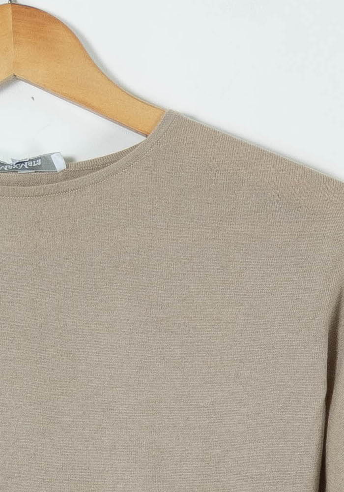 Pull Beige - Taille S/36 de la marque Max Mara | PARAD89365 - Vendu par Paradigme - Image 3