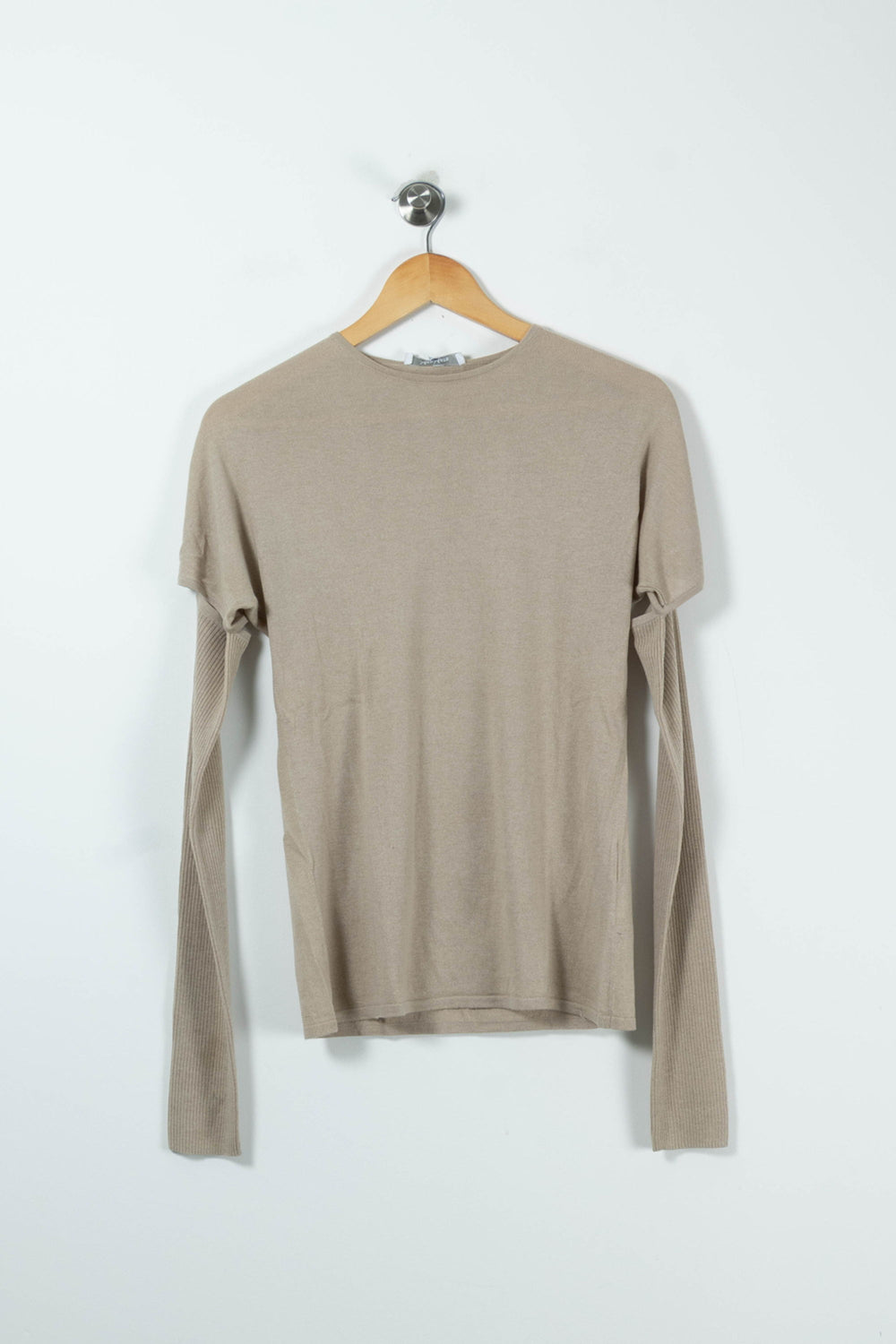 Pull Beige - Taille S/36 de la marque Max Mara | PARAD89365 - Vendu par Paradigme - Image 2