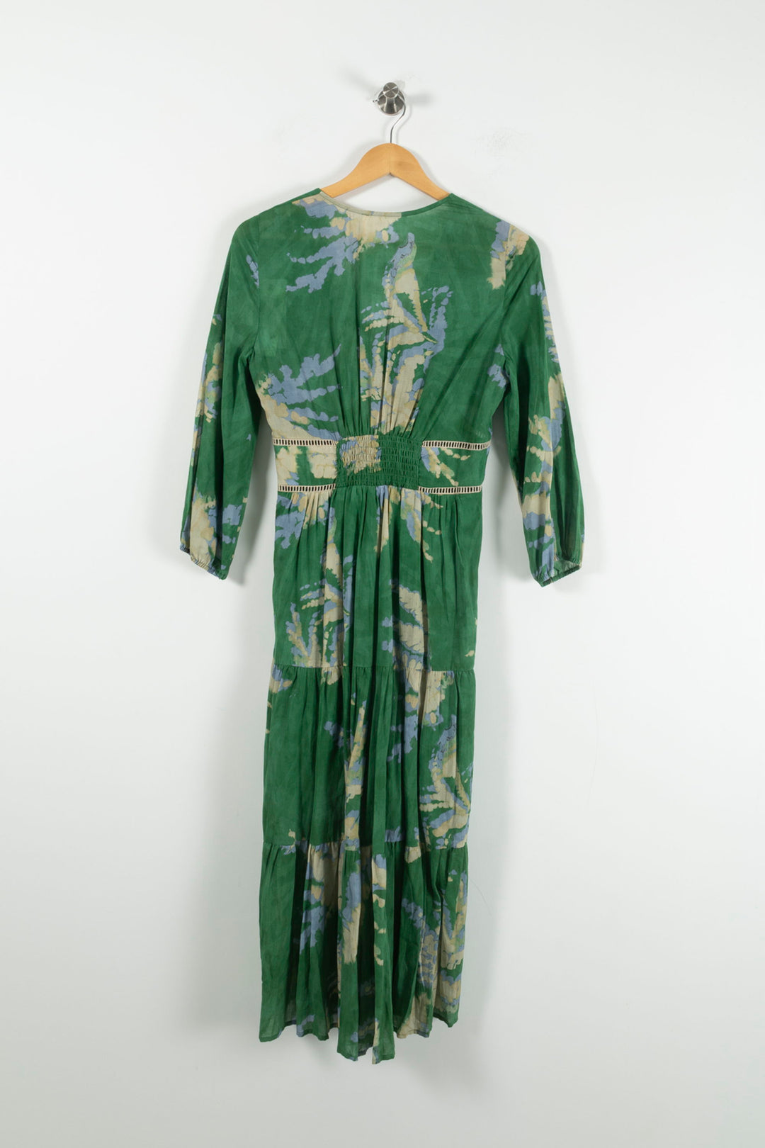 Robe Longue Verte et Jaune - Taille S/36 de la marque ba&sh | PARAD89373 - Vendu par Paradigme - Image 4