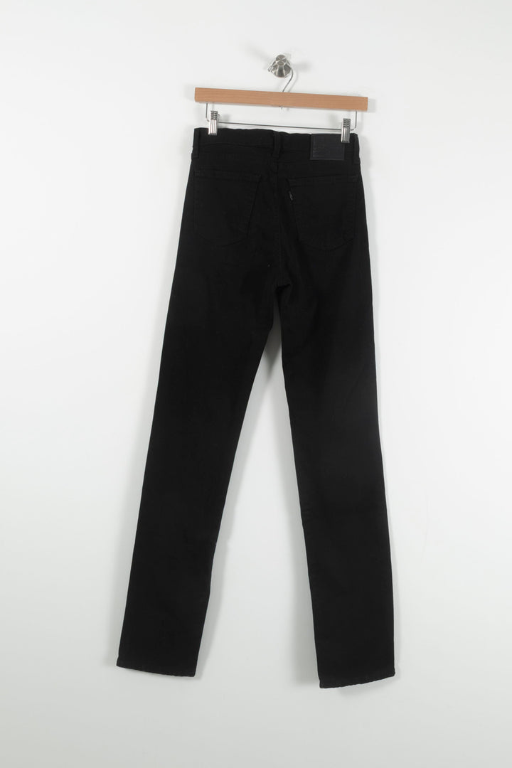 Jean Slim Noir - Taille M/38 de la marque Levi's | PARAD89374 - Vendu par Paradigme - Image 4