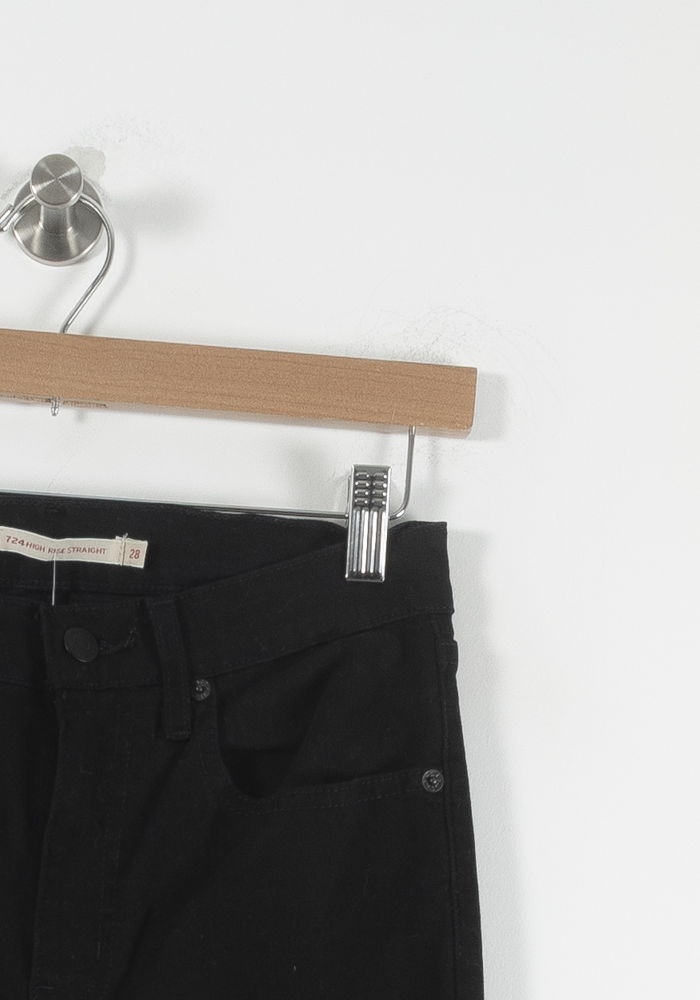 Jean Slim Noir - Taille M/38 de la marque Levi's | PARAD89374 - Vendu par Paradigme - Image 3