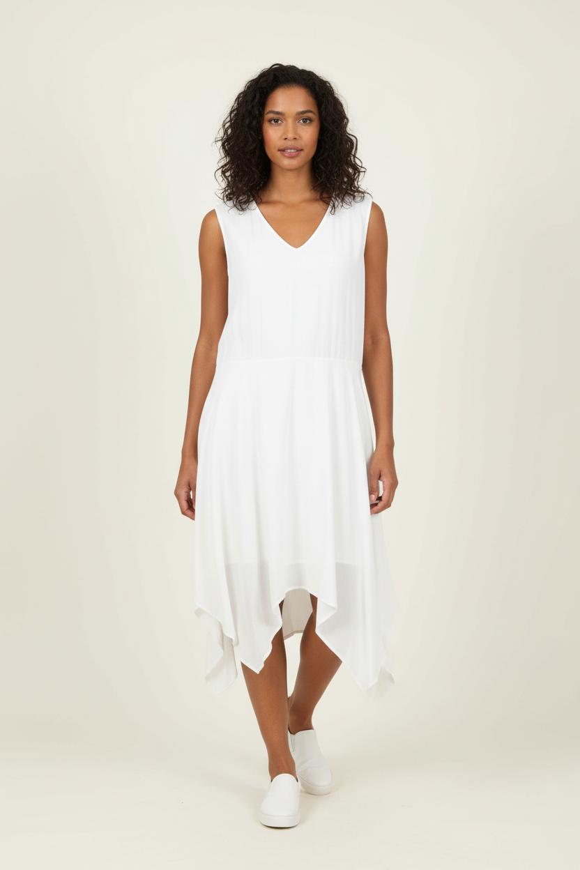 Robe Midi Blanche - Taille M/38 de la marque Comptoir des Cotonniers | PARAD89382 - Vendu par Paradigme - Image 1