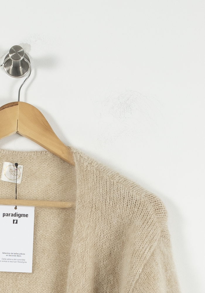 Cardigan Beige - Taille XL/42 de la marque Des petits hauts | PARAD89387 - Vendu par Paradigme - Image 3