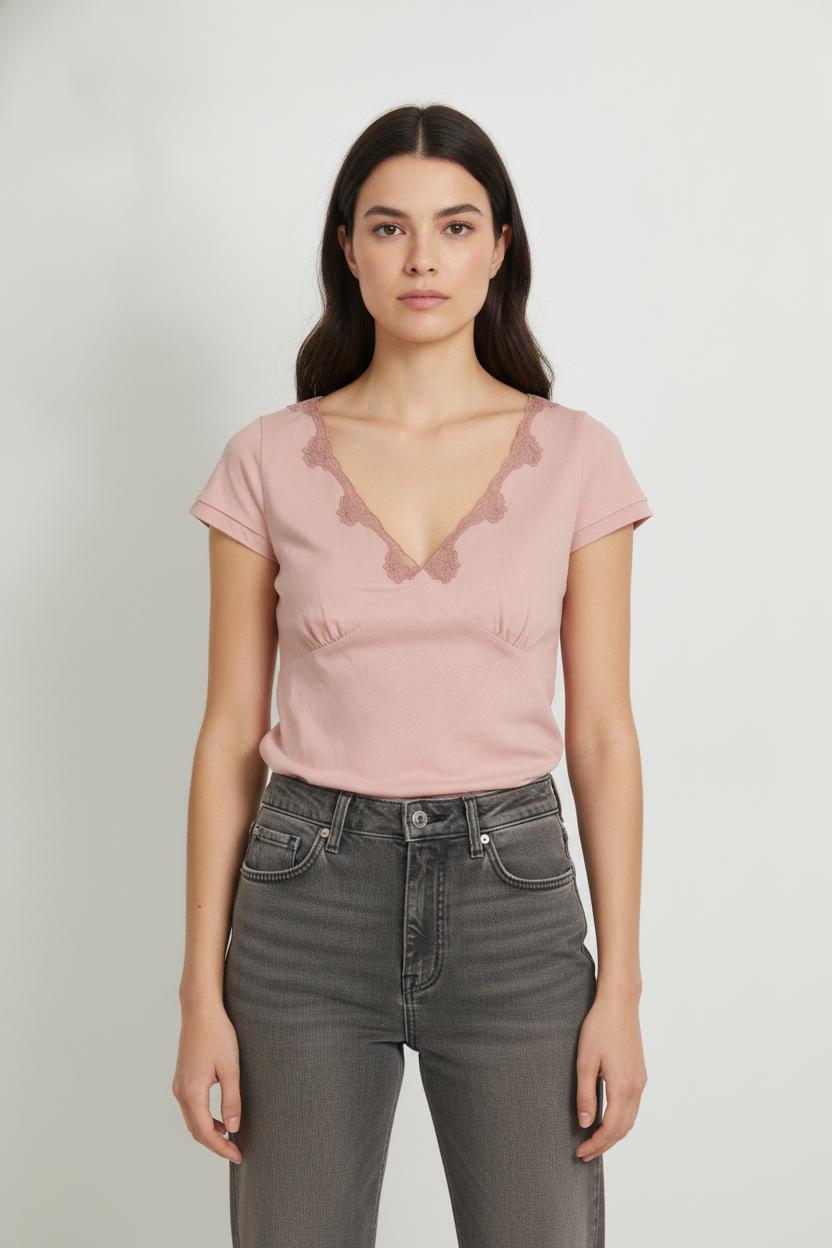 Top Rose - Taille XL/42 de la marque Maison 123 | PARAD89390 - Vendu par Paradigme - Image 1