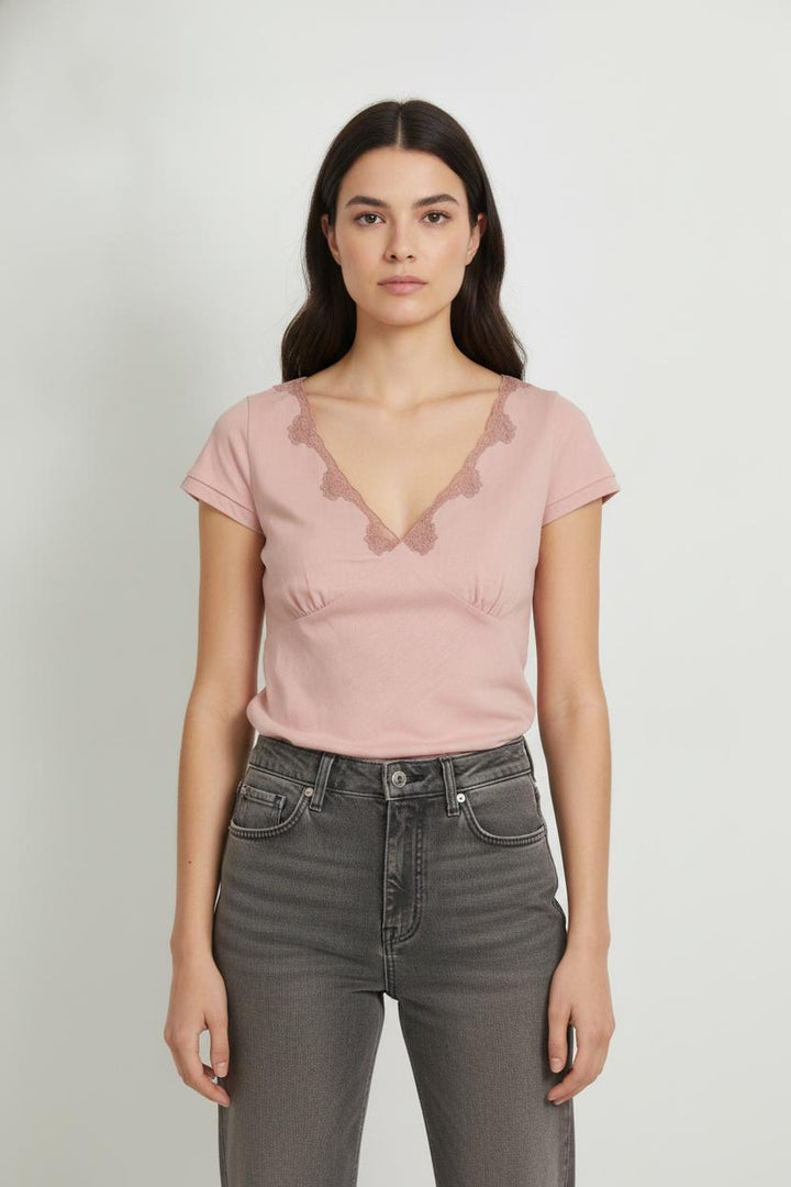 Top Rose - Taille XL/42 de la marque Maison 123 | PARAD89390 - Vendu par Paradigme - Image 1