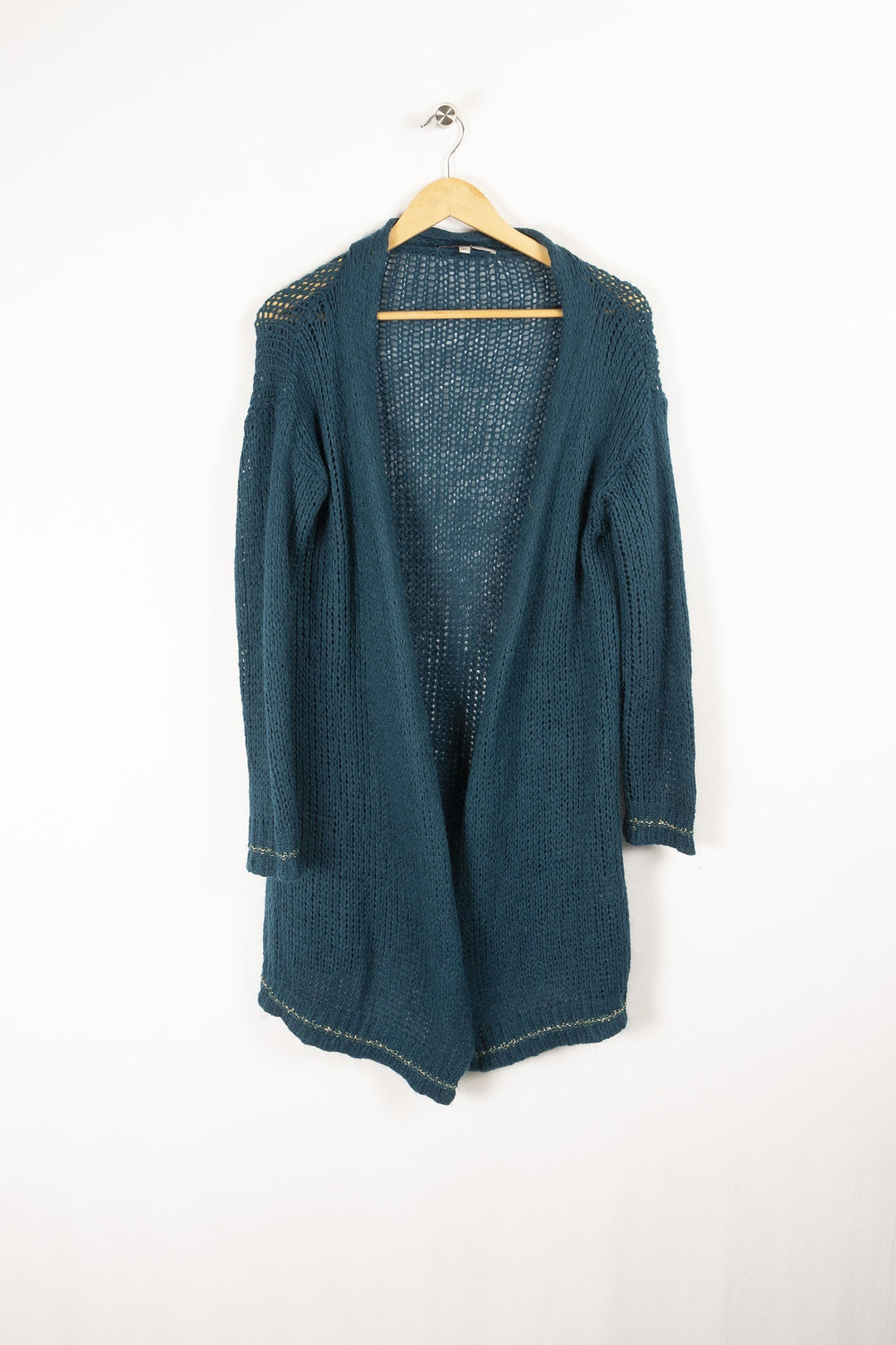 Gilet long bleu - XS/34
