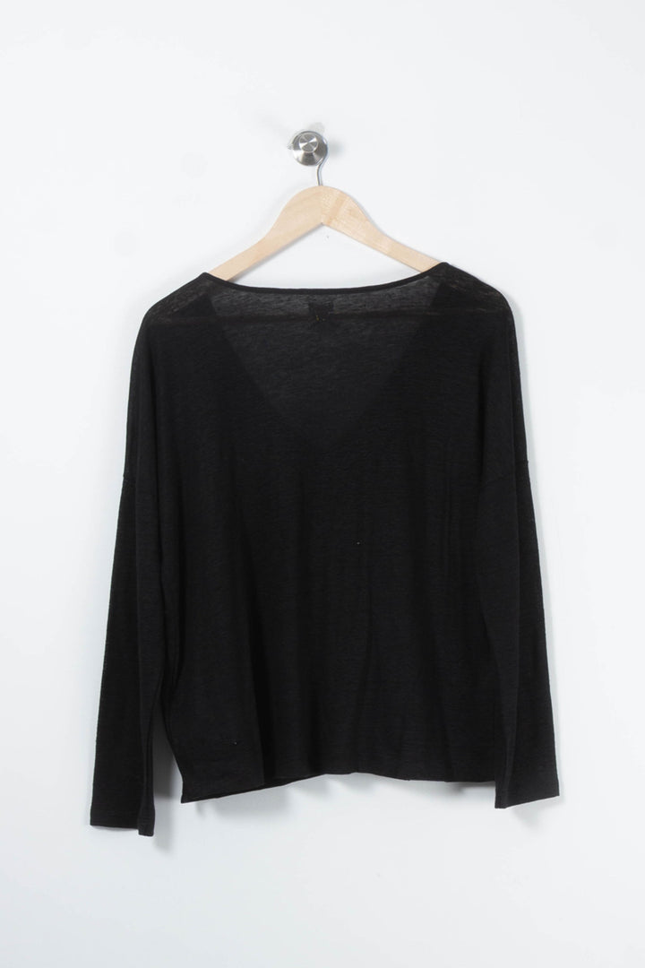 Cardigan Noir - Taille L/40 de la marque Des petits hauts | PARAD89433 - Vendu par Paradigme - Image 4