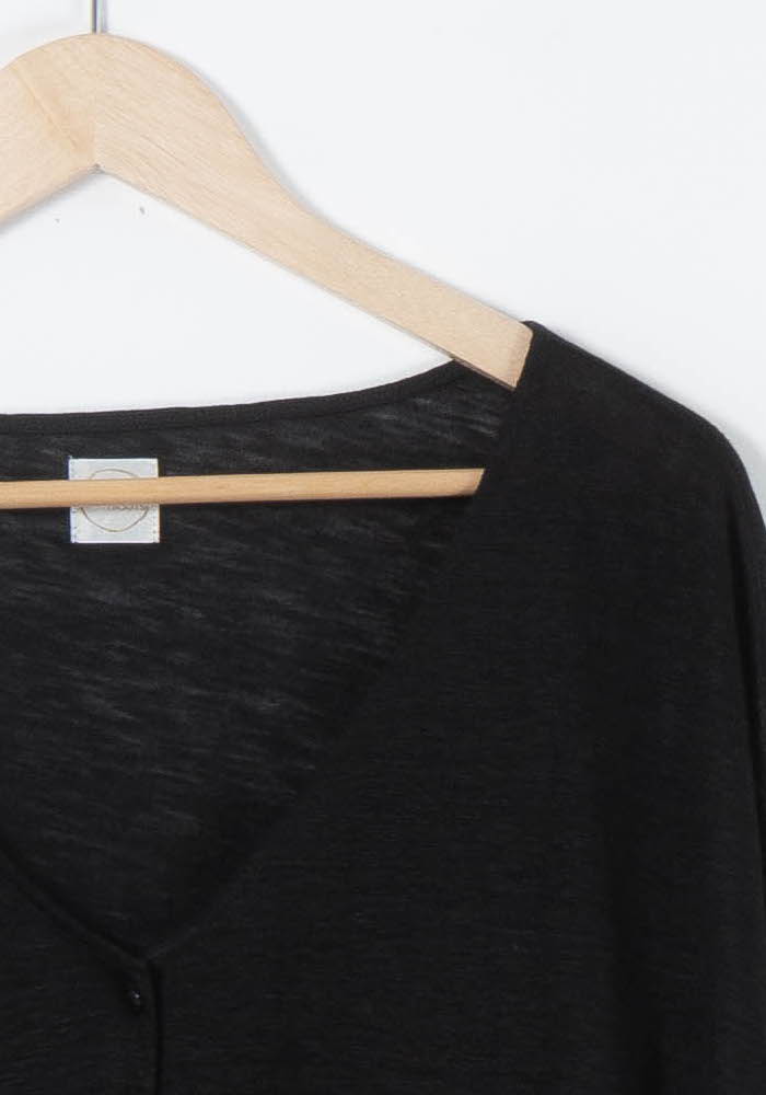 Cardigan Noir - Taille L/40 de la marque Des petits hauts | PARAD89433 - Vendu par Paradigme - Image 3