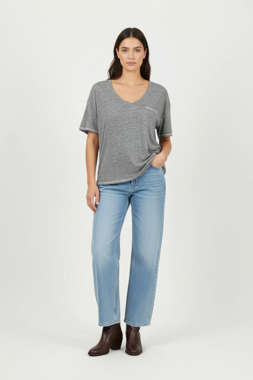 Tee-shirt Gris - Taille S/36 de la marque ZAPA | PARAD89434 - Vendu par Paradigme - Image 1