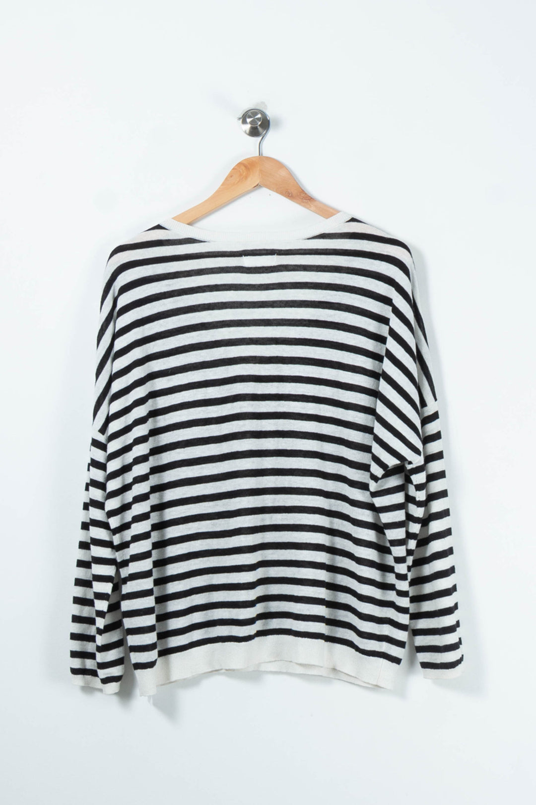 Pull Rayé Noir et Blanc - Taille L/40 de la marque Des petits hauts | PARAD89436 - Vendu par Paradigme - Image 4
