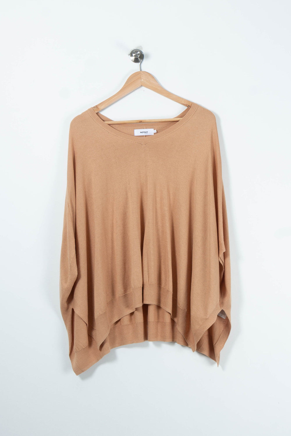Poncho Beige - Taille T.U. de la marque Notshy Cashmere | PARAD89441 - Vendu par Paradigme - Image 2