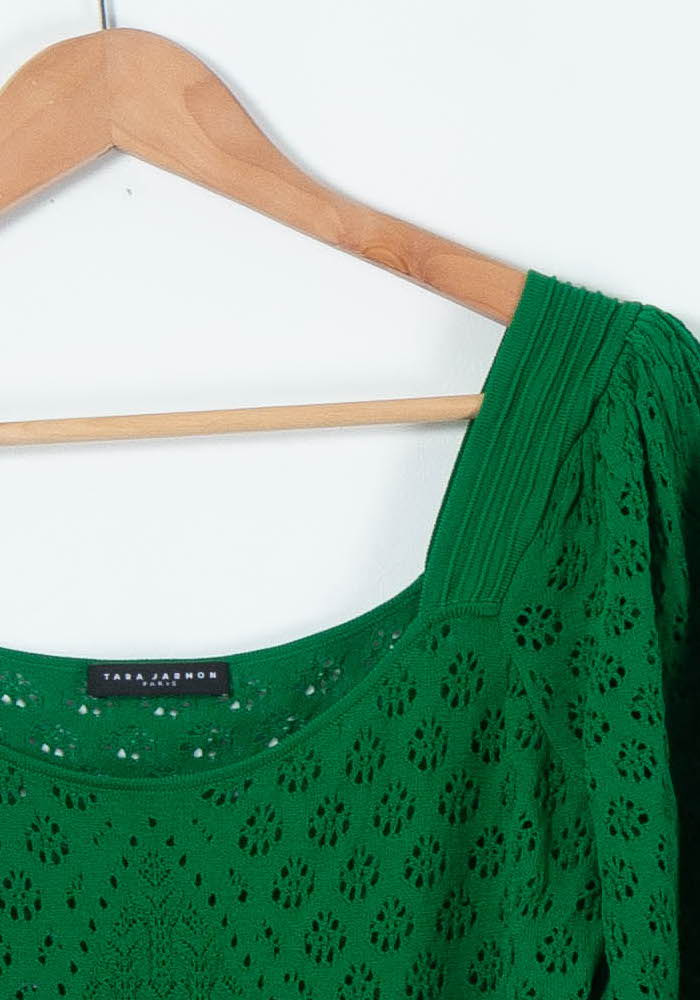 Pull Vert - Taille XL/42 de la marque Tara Jarmon | PARAD89450 - Vendu par Paradigme - Image 3
