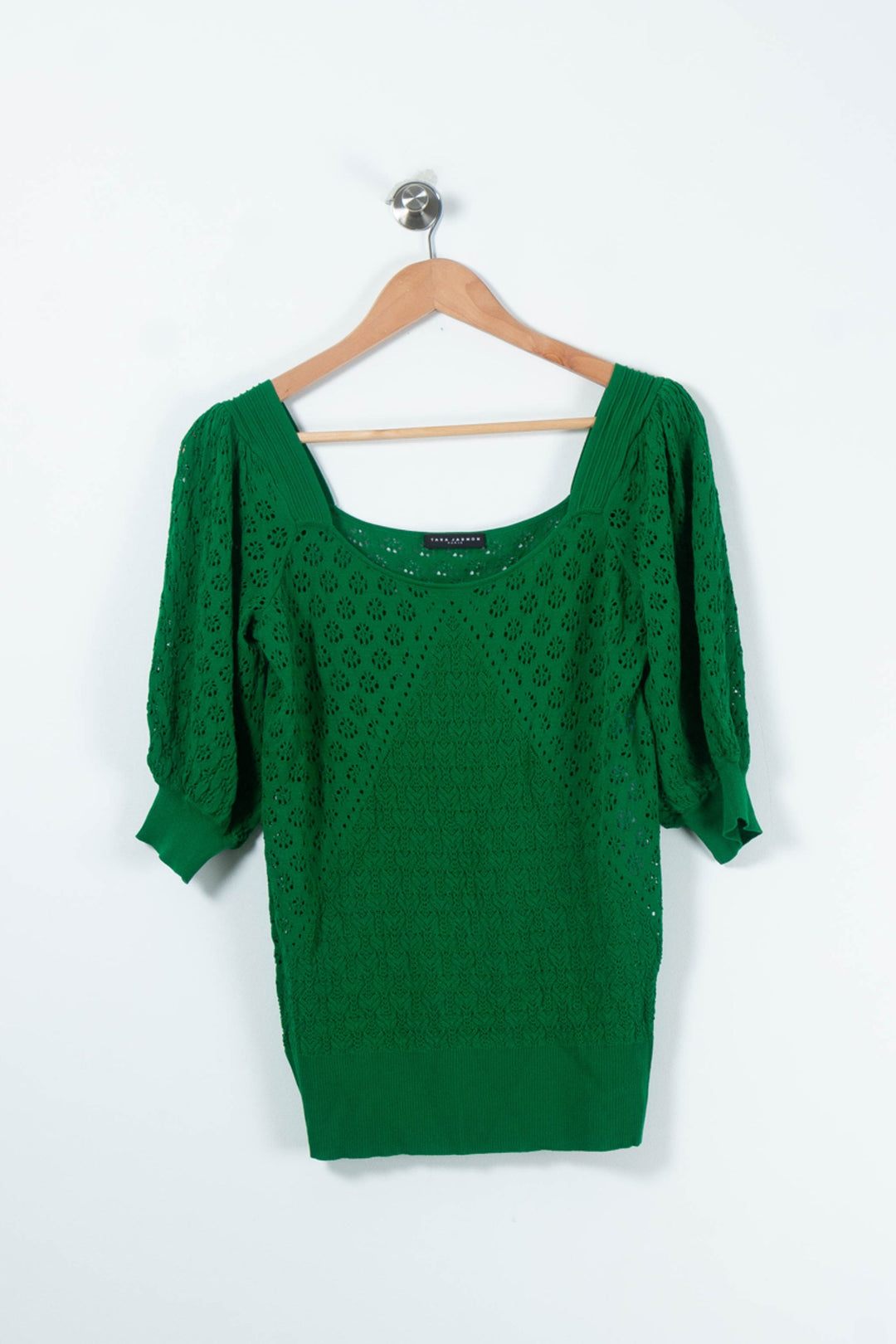 Pull Vert - Taille XL/42 de la marque Tara Jarmon | PARAD89450 - Vendu par Paradigme - Image 2