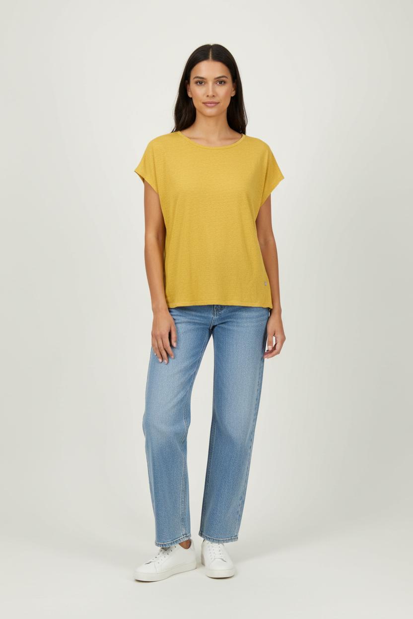Tee-shirt Jaune - Taille S/36 de la marque I.Code | PARAD89458 - Vendu par Paradigme - Image 1