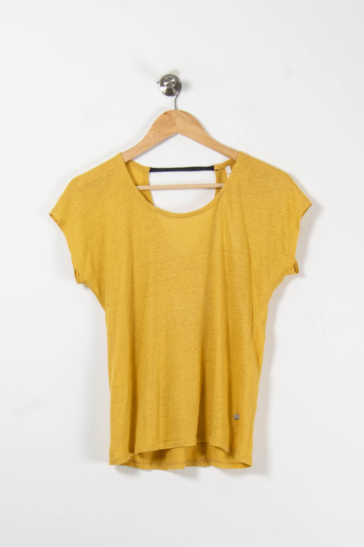 Tee-shirt Jaune - Taille S/36 de la marque I.Code | PARAD89458 - Vendu par Paradigme - Image 2