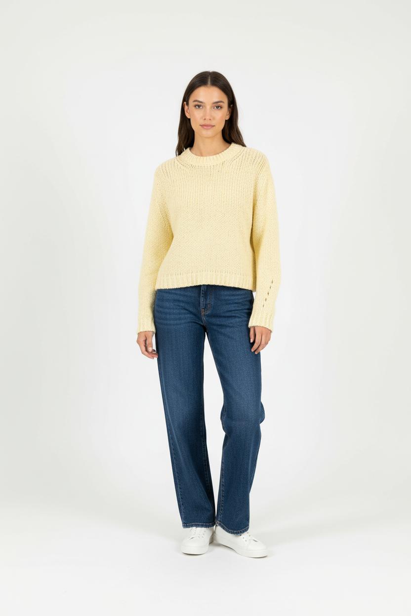 Pull Jaune - Taille L/40 de la marque Kookai | PARAD89469 - Vendu par Paradigme - Image 1