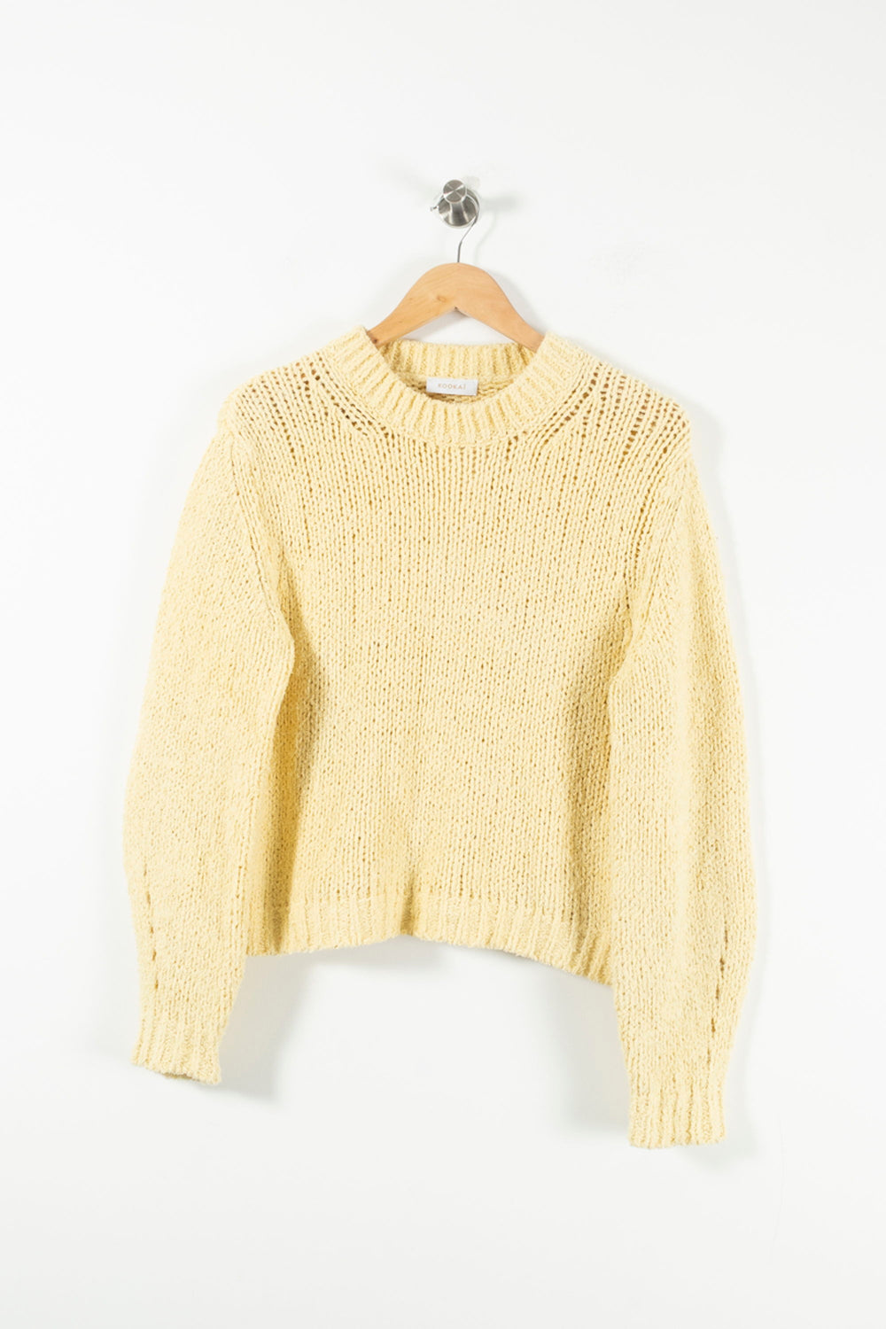 Pull Jaune - Taille L/40 de la marque Kookai | PARAD89469 - Vendu par Paradigme - Image 2