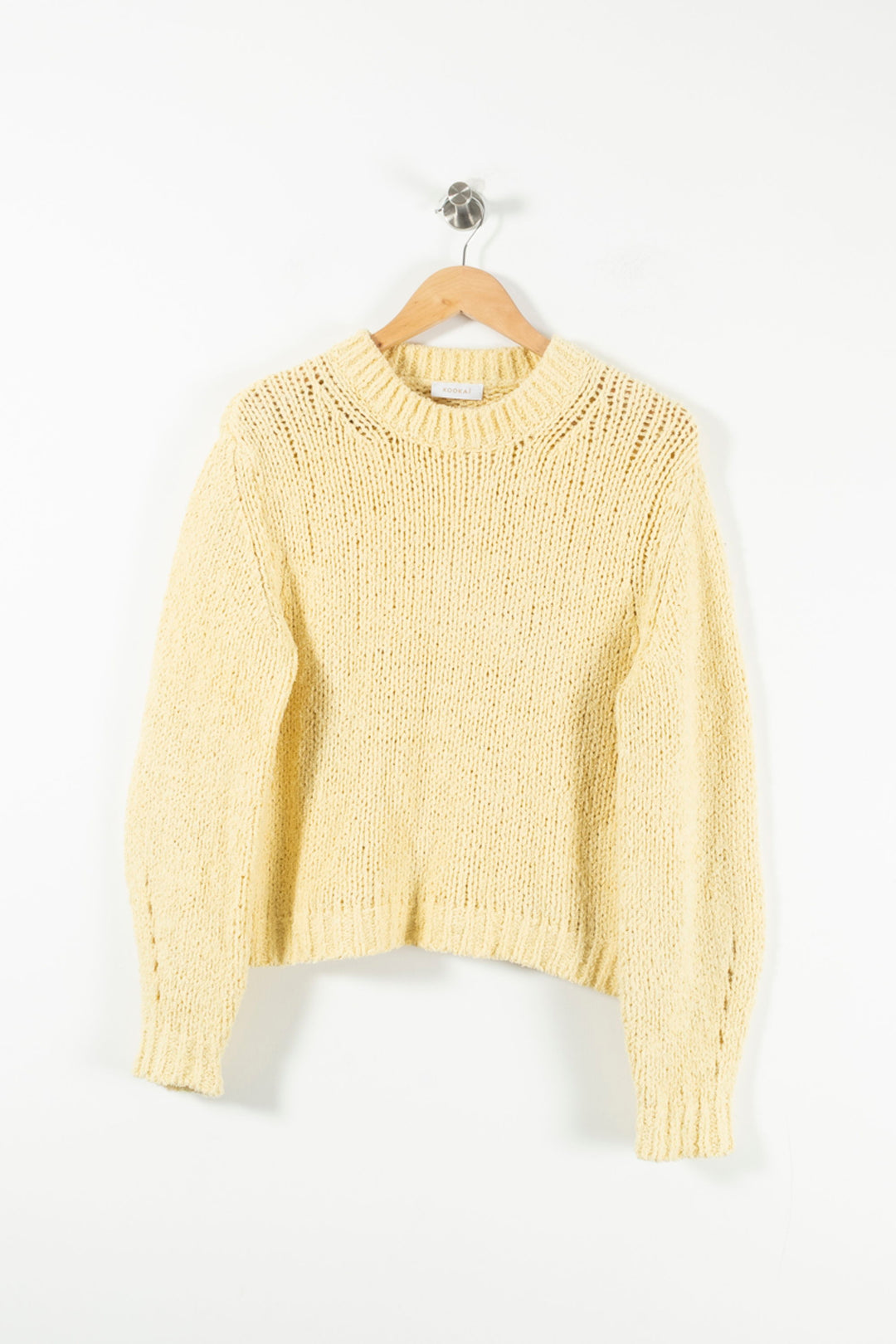 Pull Jaune - Taille L/40 de la marque Kookai | PARAD89469 - Vendu par Paradigme - Image 2
