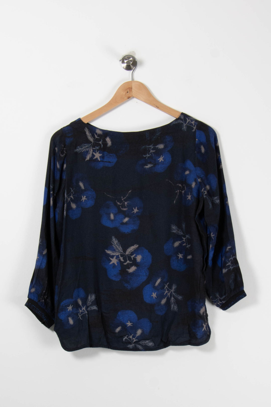 Blouse Noire et Bleue - Taille S/36 de la marque Bellerose | PARAD89474 - Vendu par Paradigme - Image 4
