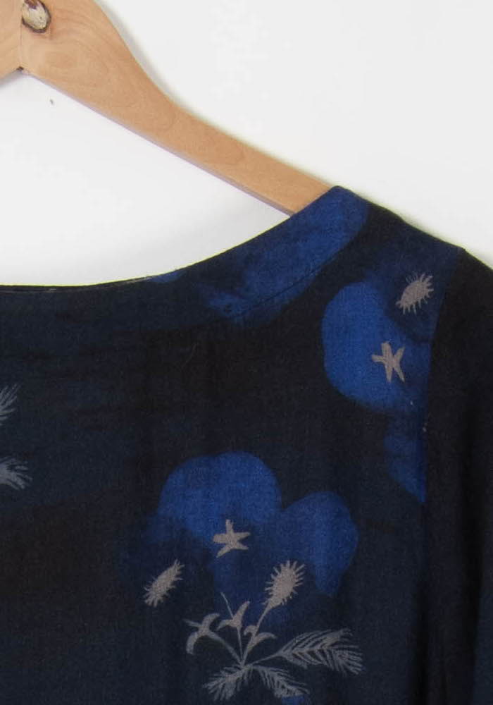 Blouse Noire et Bleue - Taille S/36 de la marque Bellerose | PARAD89474 - Vendu par Paradigme - Image 3