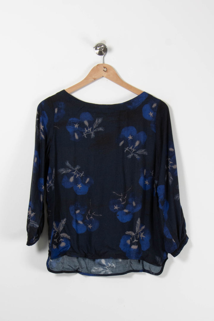 Blouse Noire et Bleue - Taille S/36 de la marque Bellerose | PARAD89474 - Vendu par Paradigme - Image 2
